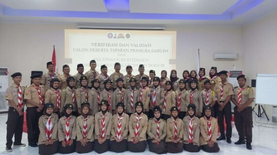 SEMANGAT TUMBUH DAN BERPOTENSI! “PENEGAK SMA SMART CIBINONG DALAM KEGIATAN RAIMUNA CABANG KABUPATEN BOGOR “