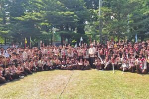 Pelajar Sekolah Smart Cibinong mengikuti Jambore Sekolah Budi Pekerti 2025 di Tangerang Selatan