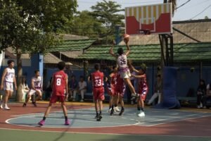 Tim Basket Putra SMP Smart Cibinong Ikuti Kejuaraan Meraki 4.0 Wikea di Regina Caeli, Cileungsi